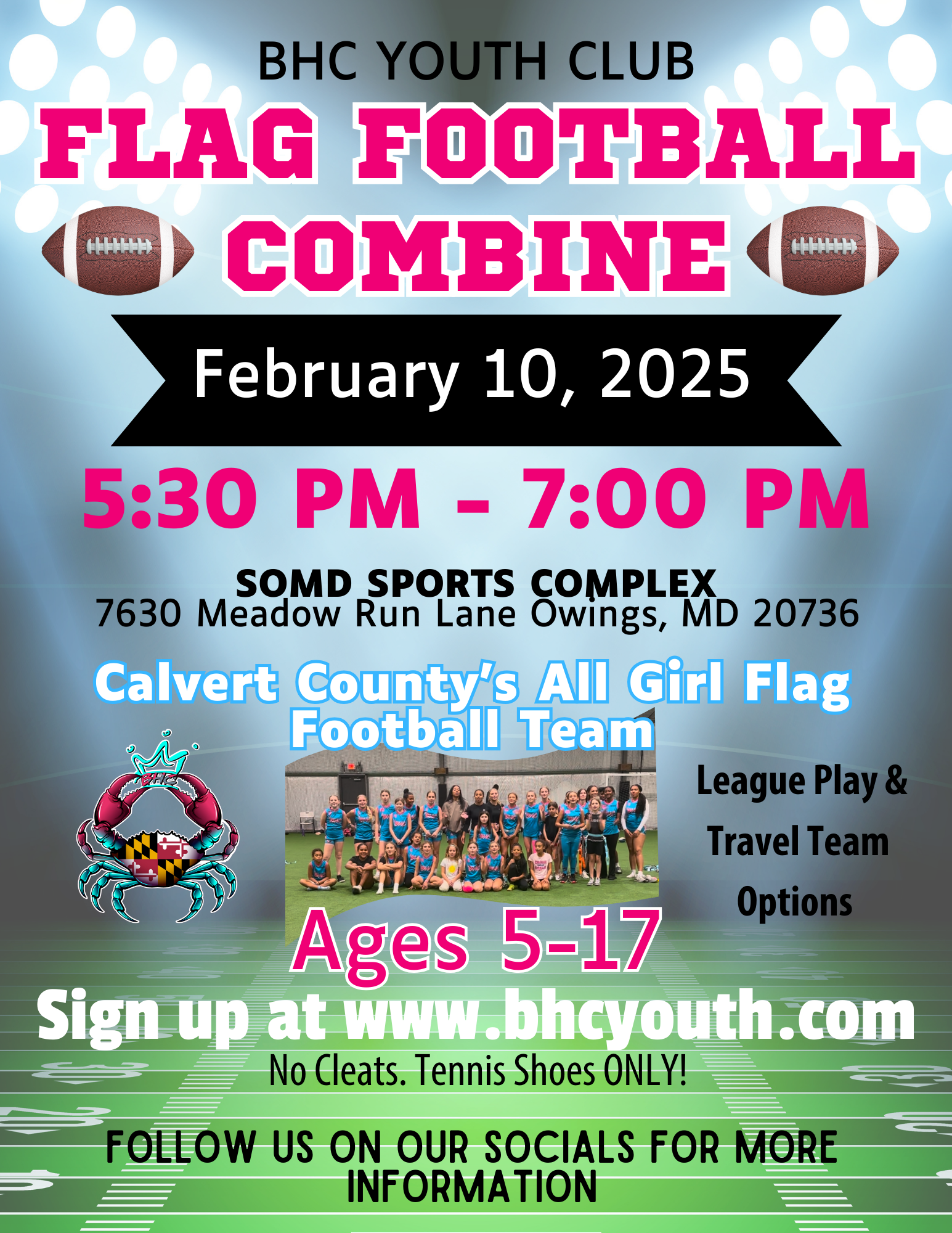 Flag Football Combine Flyer